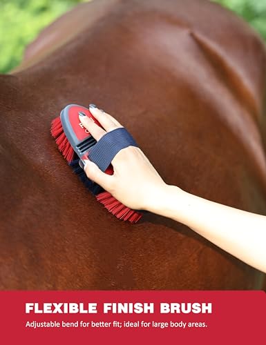 11-Piece Horse Grooming Kit with Waterproof Tote Shadowberry - color: Shadowberry