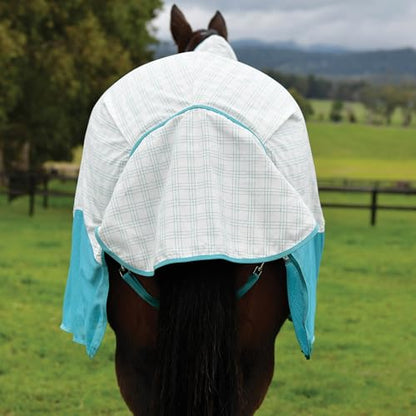 Kool Coat Cotton Airstream II Detach-A-Neck White/Mint 81 - size: 81