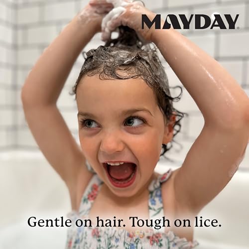 MAYDAY Daily Lice Prevention Shampoo, Non-Toxic, Sandalwood & Mint, 12oz - style: Daily Lice - Shampoo