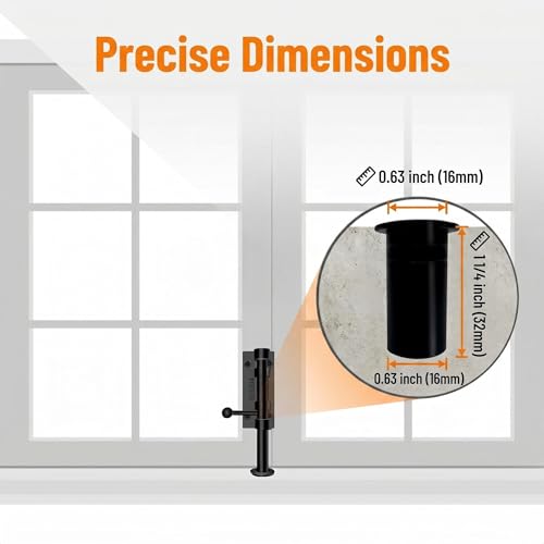 1-Pack 4" Barrel Bolt Latch Black,Stainless Steel Heavy Duty Gate Latches - color: Black-4.0inch