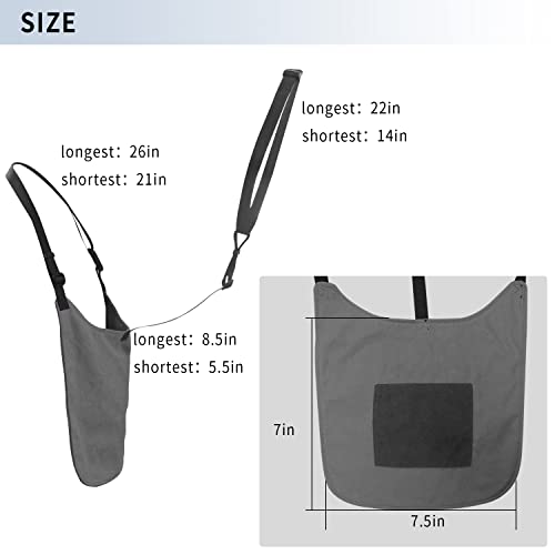Anti Breeding Buck Apron Anti Mating Skirt with Chest Strap - color: Gray, size: Small