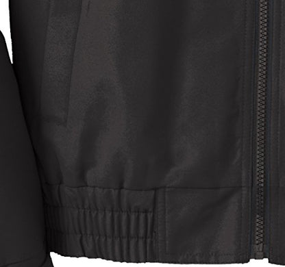 Smart People Clothing EMS economy jacket, REFLECTIVE logo fleece lining Emergency Medical - color: Black, size: Medium