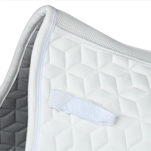 WeatherBeeta Suede Elite Air-Tec All Purpose Saddle Pad - color: White