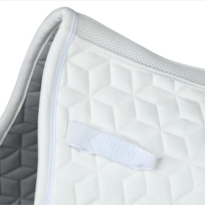 WeatherBeeta Suede Elite Air-Tec All Purpose Saddle Pad - color: White