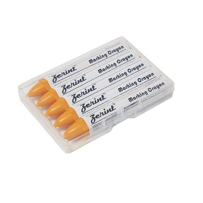 Industrial Wax Marking Crayons - Yellow (5-Pack) for Tires, Metal, Wood, Glass & Plastic - 100mm Long-Lasting Crayons, High Visibility & Scratch Resistant(HT-921Y) - color: Yellow