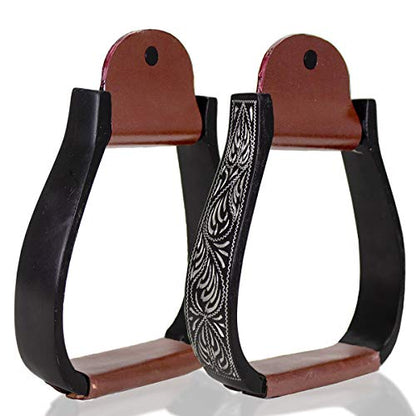 Tahoe TackWestern Stirrups - color: Black, size: Adult