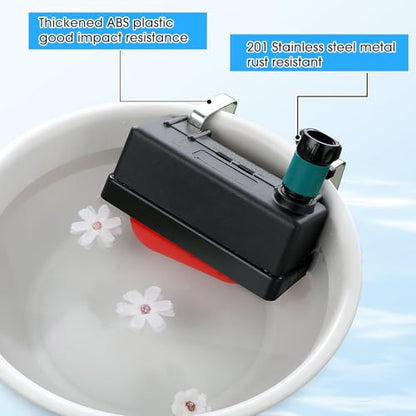 Threlaco 2 Set Water Tank Float Valve with 3/4" Hose Connector