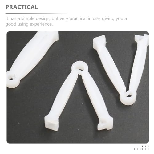 POPETPOP Umbilical Cord Clips Set Umbilical Nursing Clamps for Piglets Livestock Breeding Tools Whelping Kit with Scissors Non-Slip Serrated Clamp for Newborn Piglets 5.90 X 2.75 X 0.39 in