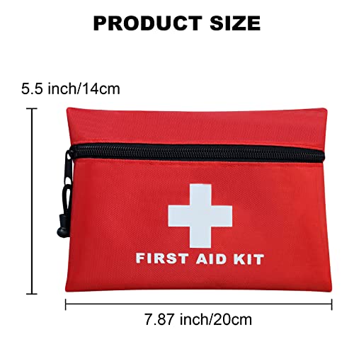12pcs Mini First Aid Kit Empty Bag with Zipper (Bag Only) - size: 20*14CM/7.87*5.5inch