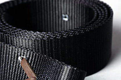 HILASON Nylon Tie Strap 6 Feet Horse Cinch Western Saddle - color: Black