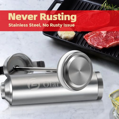 Meat Injector, Marinade Turkey Injector Syringe for BBQ Grilling