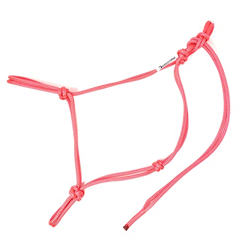 Soft 2 Knot Horse Halter - color: Pink, size: Large
