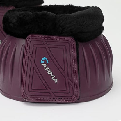 ARMA Fleece Trim Bell Boot (Black Cherry, Cob) - color: Black Cherry, size: Cob