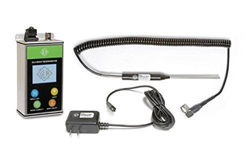 GLA M900 Veterinary Cattle Rectal Thermometer Smaller, Lighter. Fast, Accurate Temps in 8-15 Secs. Big, Back-Lit LCD. Rechargeable. Built for Dairies & Feedlots. - size: 3.0 Inch