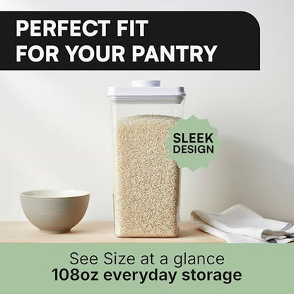 Bop Top Airtight Food Storage Containers | Pop-Top Lid | 13.5 Cups / 108 Oz - color: Single: 108 oz