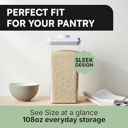 Bop Top Airtight Food Storage Containers | Pop-Top Lid | 13.5 Cups / 108 Oz - color: Single: 108 oz