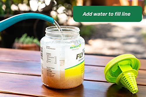 RESCUE! Outdoor Fly Trap - Reusable - 4 Traps