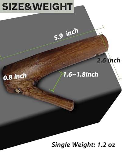 Gun Rack Wall Mount,Natural Hardwood Gun Rack, Handmade Gun Hooks for Wall with Pre Drilled Holes and Hardware Bow Horizontal Hanger Archery for Storage Display Home (2) - style: Brown-1 pair