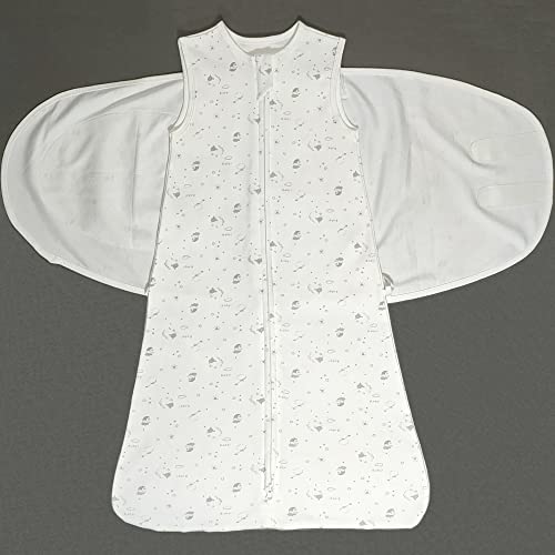 Swaddle Sack for Baby Sheep Pattern 3-Ways Adjustable Swaddling Sleeping Bag Cotton Wearable Blanket for Newborn Boys and Girls, 4 Season, 3-9 Months (Sheep) - color: Sheep