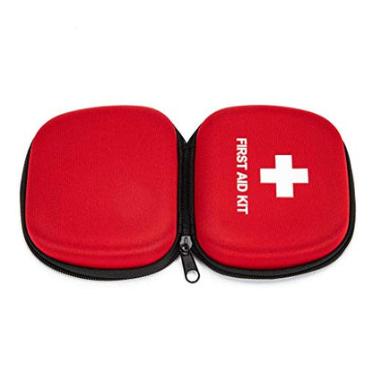 First Aid Hard Case Empty, First Aid Hard Case First Aid EVA Hard Red Medical Bag for Home Health First Emergency Responder Camping Outdoors (5x4x1.8 Small) - size: Small (Pack of 1)