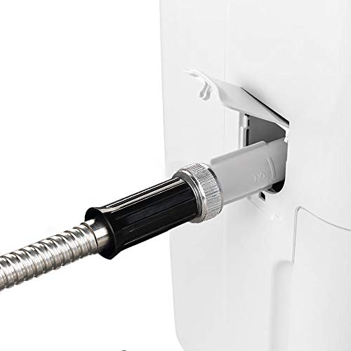 Beaulife Metal Short Garden Hose 3ft Connectors, Drainage Hose for Dehumidifier Small Water Hose Extension High Pressure Bib Reel Extender, Drinking Water Hose for RV Outdoor - size: 3Ft