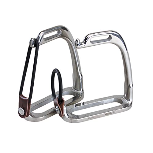 Korsteel Stainless Steel Peacock Stirrup Irons - size: 4"
