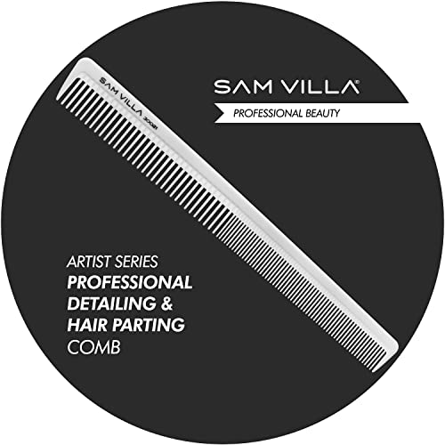 Sam Villa Artist Series Professional Detailing & Hair Parting Comb - color: Ivory