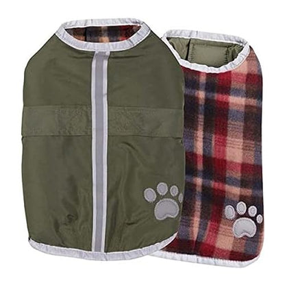 Zack & Zoey Polyester Nor'easter Dog Blanket Coat, Small, Chive - color: Chive, size: Small