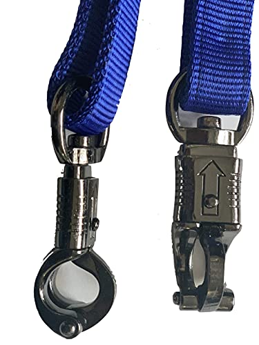 Majestic Ally Pack of 2, Double Thick Trailer Tie for Horse Haulage, with Adjustable Buckle, Panic Snap and Bull Snap – 1 Inch by 36 Inch (Hunter Green) - color: Hunter Green