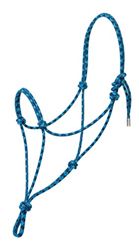 Silvertip Weaver Leather No. 95 Rope Halter,Gray/Royal Blue/Navy/Turquoise,35-9506-T33
