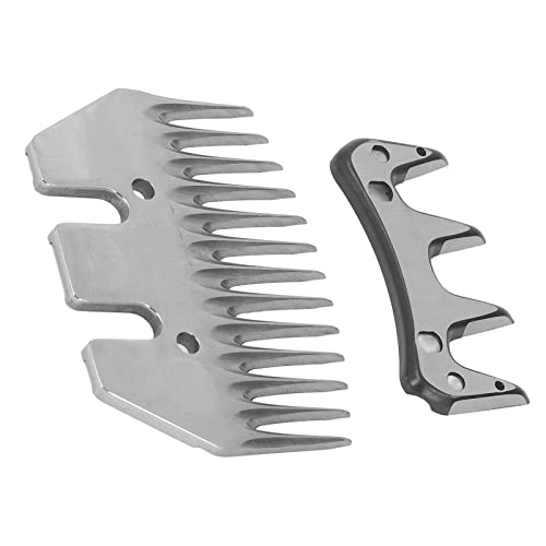 Sheep Clippers Replacement Blades, 13 Tooth Electric Wool Comb Cutter, Goats Clipper Scissors Trimmer Shears for Grooming Goats, Lambs, Llamas, Alpacas