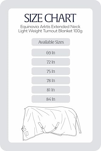 Equinavia Arktis Waterproof Winter Turnout Blanket, 100g Extended Neck - color: Deep Green, size: 69 in
