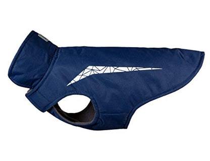 RC Pet Products 65708027L Cascade Jacket Fleece Lined Water Resistant Dog Coat, Size 8, Estate Blue - color: Estate Blue, size: 8 Long