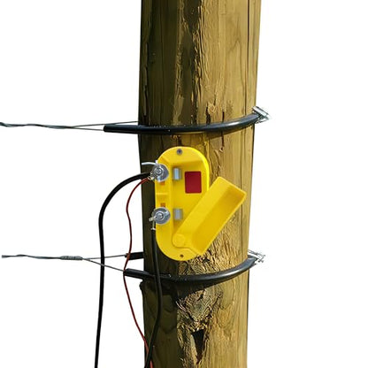 Electric Fence Cut Off Switch of Plastic Single Pole Yellow, 1PC - style: 1 Pack
