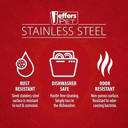 Jeffers Stainless Steel Hanging Pail with Handle & 1 Hook - 2 Quart