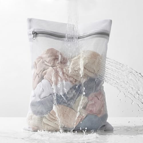 12x16 Small Mesh Laundry Bags for Delicates, 4-Pack – for Lingerie, Bras, Socks & Swimwear – 120GSM Honeycomb Mesh Protects Delicates in Washer & Dryer - size: M