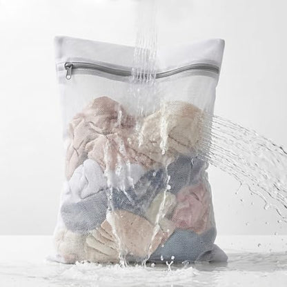 12x16 Small Mesh Laundry Bags for Delicates, 4-Pack – for Lingerie, Bras, Socks & Swimwear – 120GSM Honeycomb Mesh Protects Delicates in Washer & Dryer - size: M