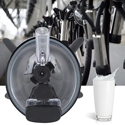 240cc Milking Claw, Cow Use Milking Claw Milk Collector Tool, Cow Collector Milking Machine Replacement Accessories, Cow Milking Cluster Without Valve for Cow Goat