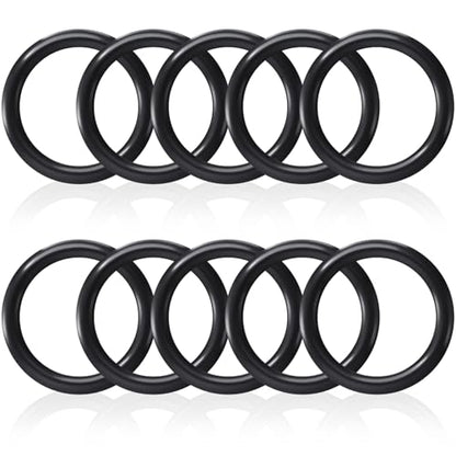 Soulchen 10 Pack Peacock Stirrup Safety Rings, Non-slip Rubber O-rings