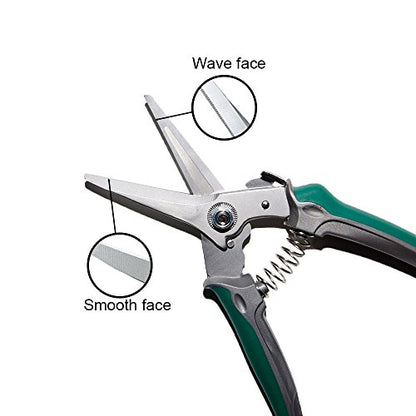 Goat and Horse Hoof Trimmer Floral Trimming Multipurpose Shears with Serrated Blades 8-Inch