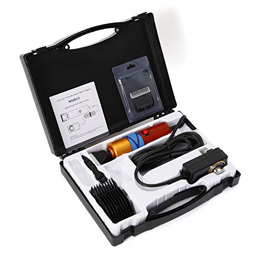 Sheep Shears Electric Clippers, 200w Professional Livestock Shearing Machine,2 Blades Included Clippers Wool Fur Cutter,Hand Piece Cutter Livestock Pet Supplies Grooming Kit Animal Hair Cutting