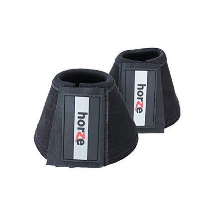 Horze All Purpose Bell Boots - Black - M - size: M
