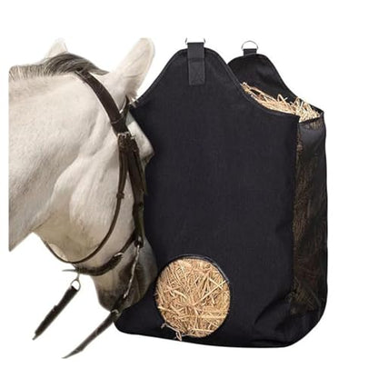 Large Capacity Horse Hay Bags – Slow Feeding Open Feed Hole Hay Feeder, Hay Nets for Horses/Sheep/Goats, Durable Goat Hay Feeder for Livestock Feeding