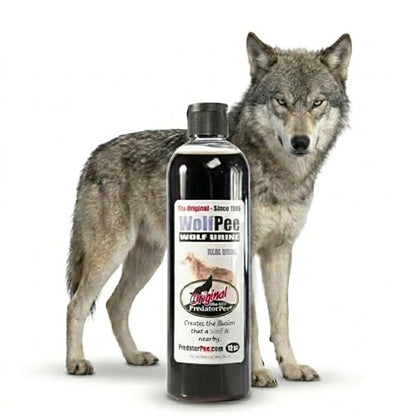 PredatorPee 100% Wolf Urine Natural Predator Scent Outdoor Yard Garden