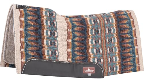 Classic Equine ESP Contour Blanket Top Pad, 3/4-inch, Latte-Chestnut, 32 x 34