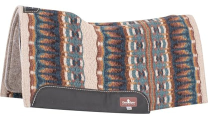 Classic Equine ESP Contour Blanket Top Pad, 3/4-inch, Latte-Chestnut, 32 x 34