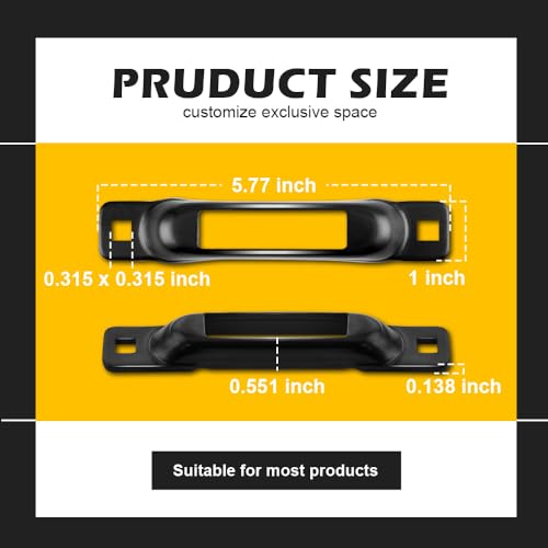 E Track Single Slot 10 Pack 3.5mm Heavy Duty Steel E Track Single Anchors with 1,000 lbs Working Load Limit and 3,000 Lbs BS Compatible with All E Track Accessories E Track Single Rail
