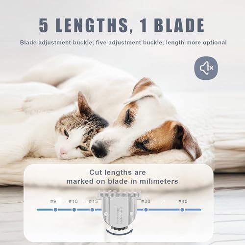 5 in 1 Fine Replacement Blades Compatible with Wahl Bravura Clipper - color: Grey-4