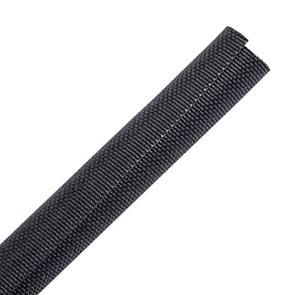 Automotive Wire Sheathing Split Braided Wire Loom 1/2"-16ft - style: 1/2" - 16 Feet