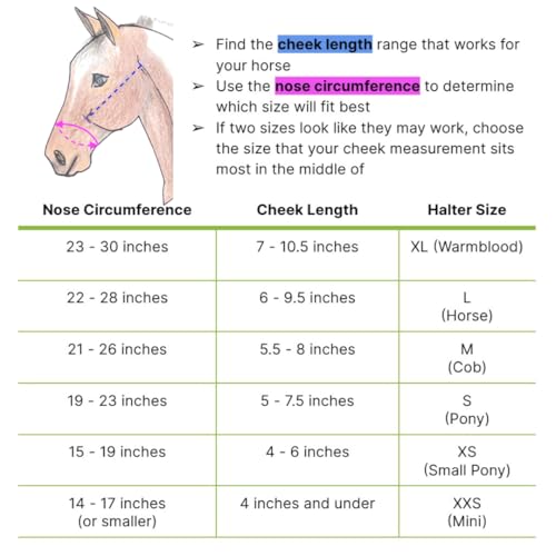 GREENGUARD Premium Breakaway Safety Halter with Padded Nose and Crown